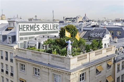 The Hermès Secret Garden on a Paris Rooftop 